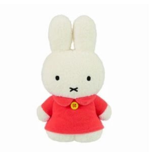 站立式 Miffy 公仔 - 橙紅色裙子款